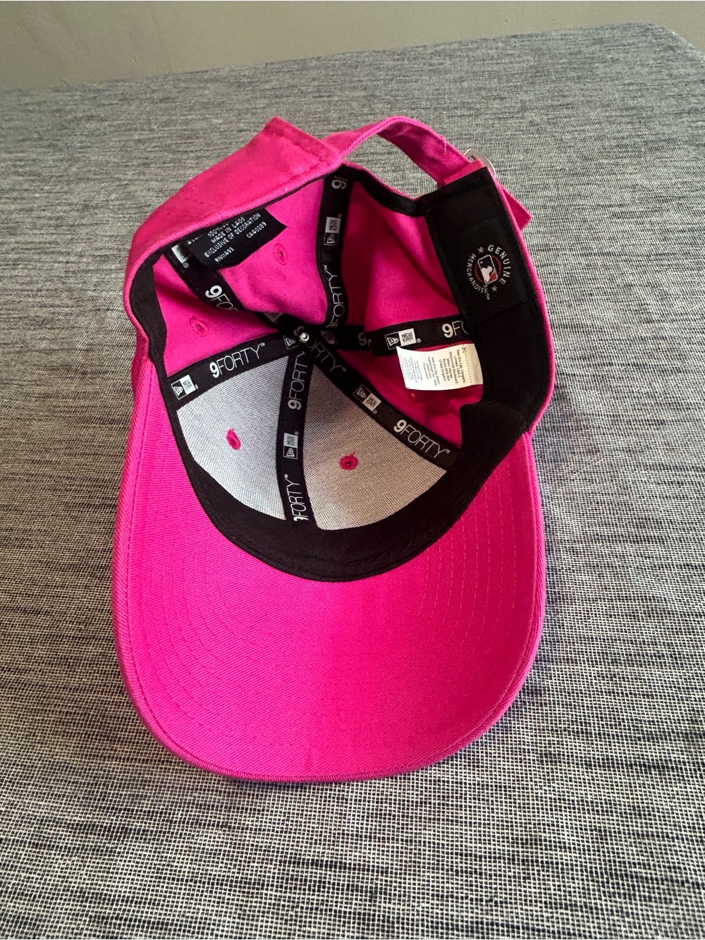 New Era New York Yankees Pink Strapback Cap 9forty Youth Child Adjustable 940 - Picture 10 of 14